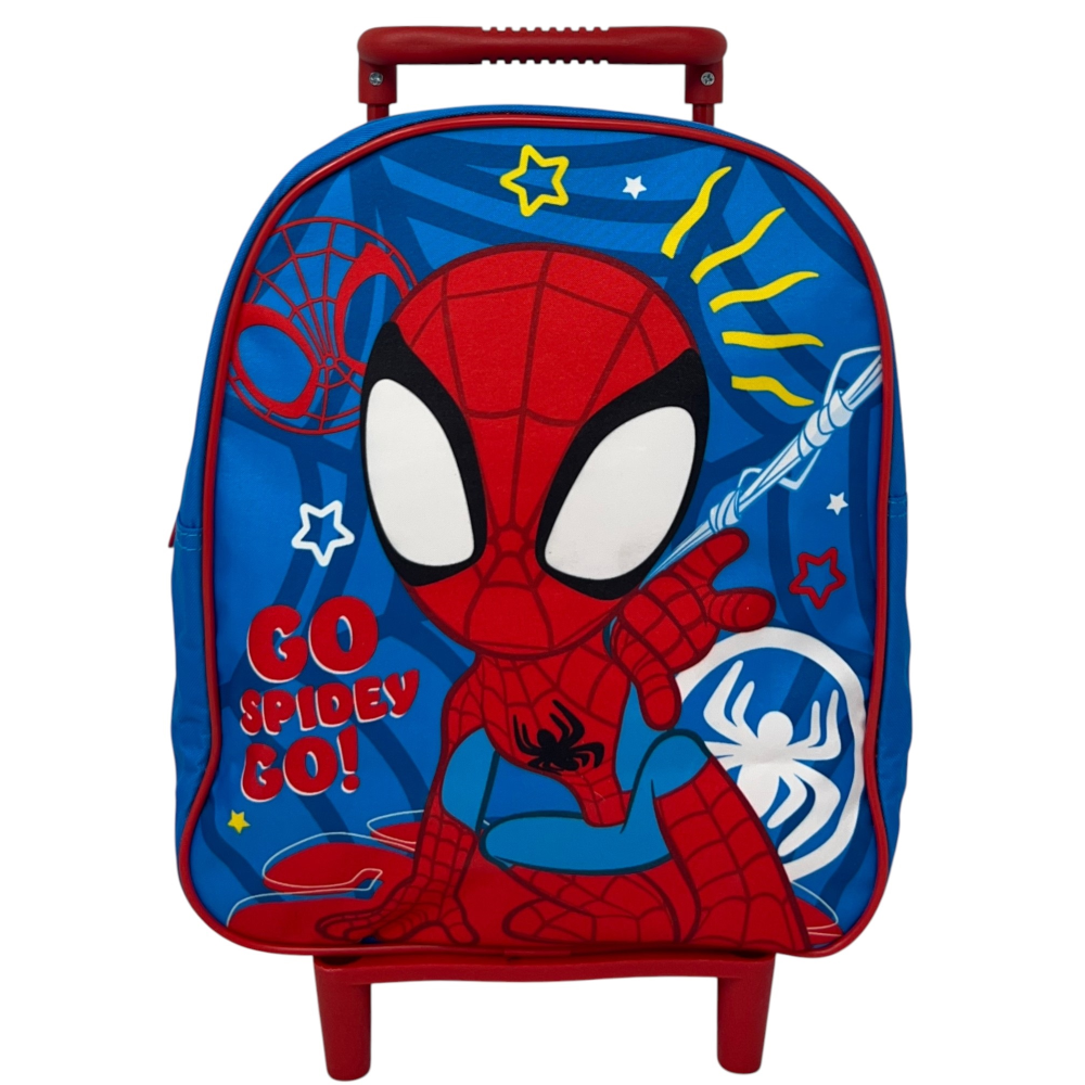 Zaino Asilo Trolley Spidey MARVEL Borsa per Scuola Materna Tempo Libero - 508515