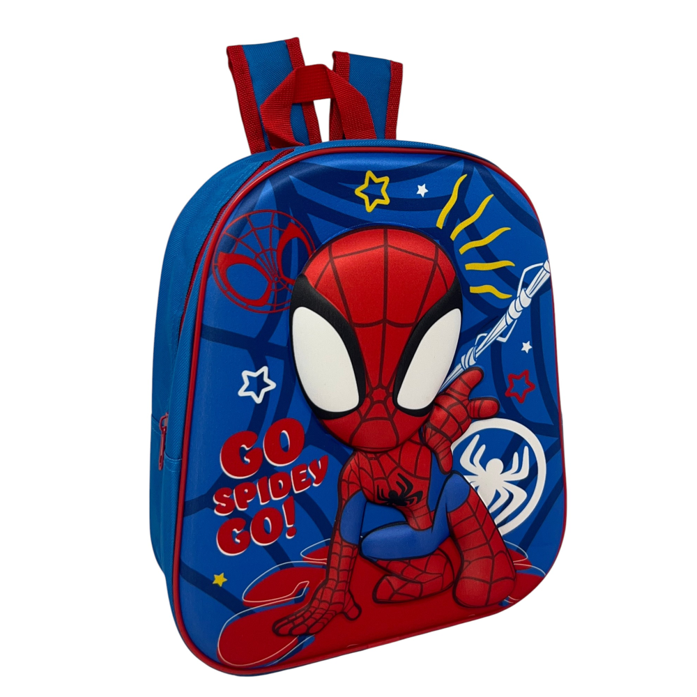 Zaino Asilo 3d Spidey MARVEL Immagine a Rilievo Borsa Scuola Tempo Libero - 508578