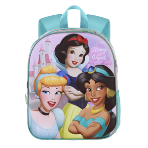 Zaino Asilo 3d Principesse DISNEY Borsa 31 CM per Scuola Materna O Tempo Libero - 07662