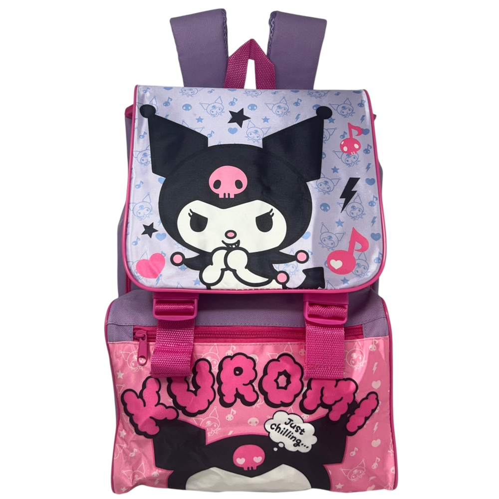 Zaino Estensibile Ergonomico Kuromi 42 Cm. Borsa Scuola Primaria - 111134251