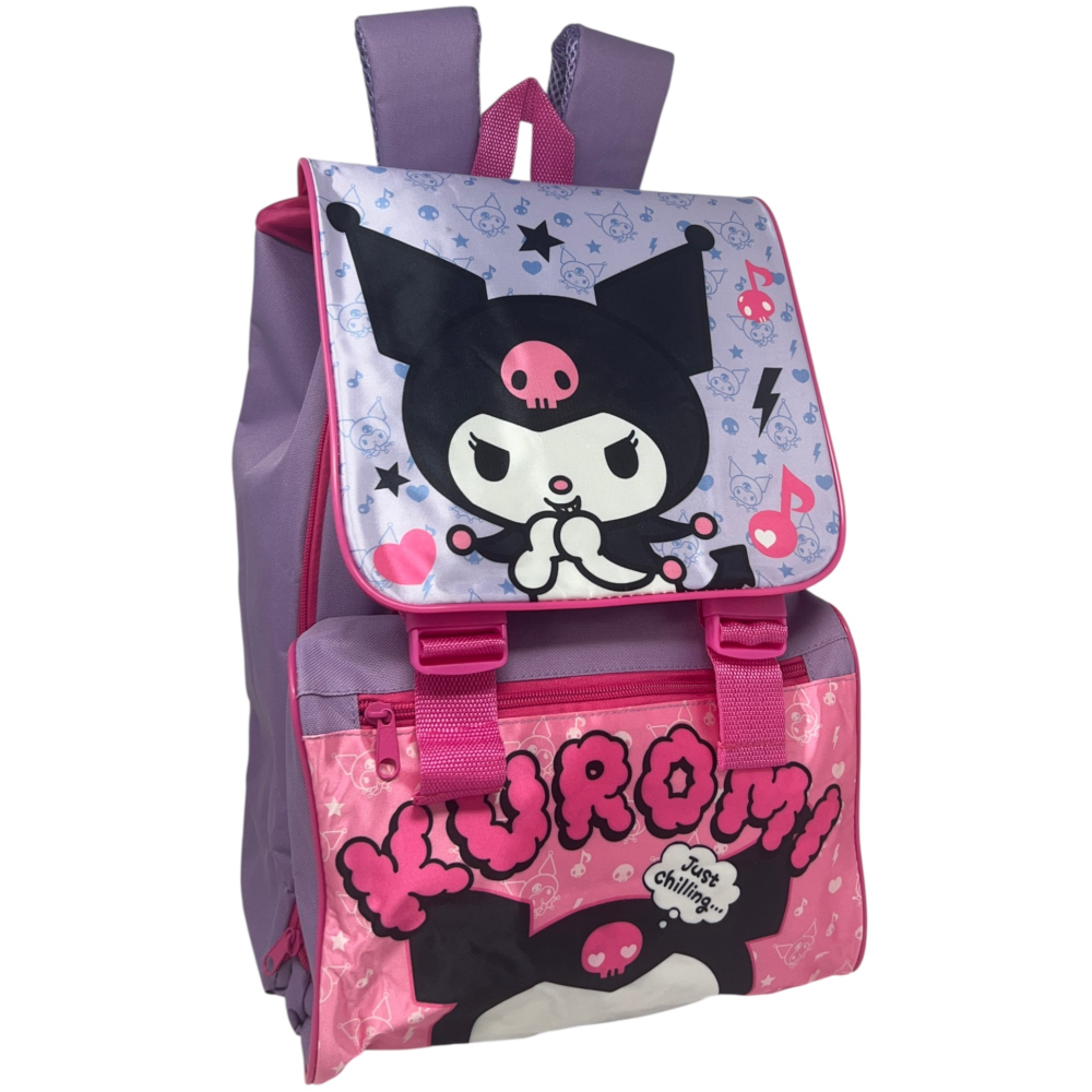 Zaino Estensibile Ergonomico Kuromi 42 Cm. Borsa Scuola Primaria - 111134251