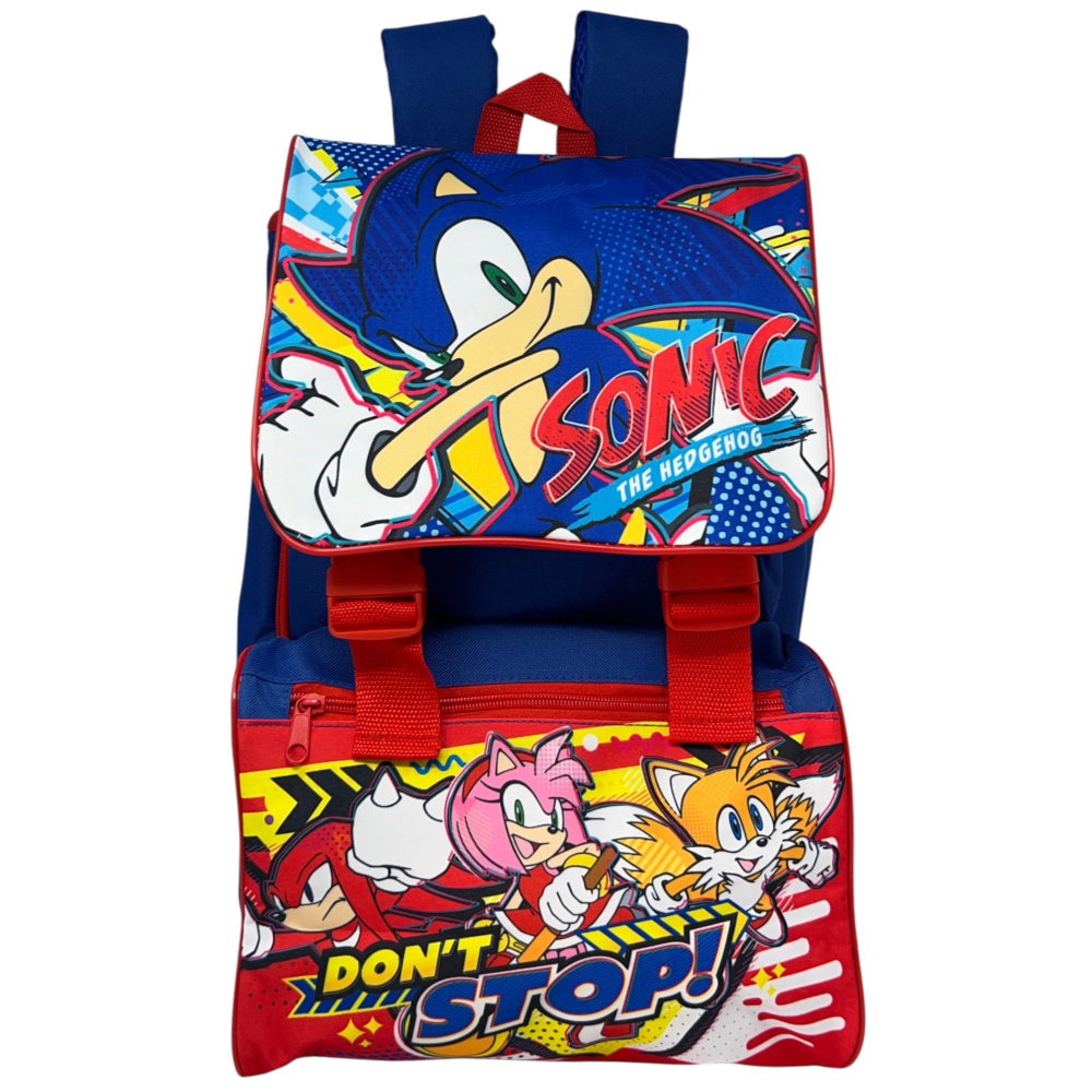 Zaino Estensibile Ergonomico Sonic 42 Cm. Borsa Scuola Primaria - 111134236