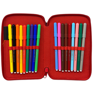 Astuccio Multiscomparto Sonic the Hedgehog 3 Zip per la Scuola Portacolori Giotto - Son36-5337