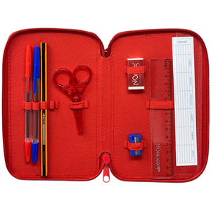 Astuccio Multiscomparto Sonic the Hedgehog 3 Zip per la Scuola Portacolori Giotto - Son36-5337