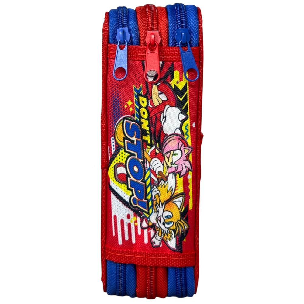 Astuccio 3 Zip Scuola Sonic Multiscomparto Portacolori Giotto - 1004e4236