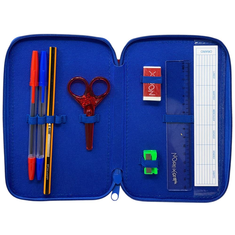 Astuccio 3 Zip Scuola Sonic Multiscomparto Portacolori Giotto - 1004e4236