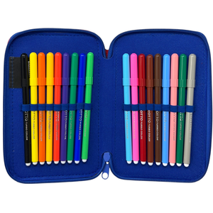 Astuccio 3 Zip Scuola Sonic Multiscomparto Portacolori Giotto - 1004e4236