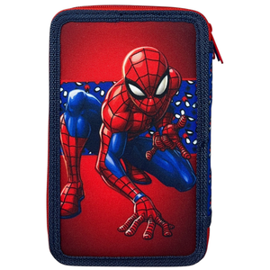 Astuccio Multiscomparto Spiderman MARVEL 3 Zip per la Scuola Portacolori Giotto - 000508613