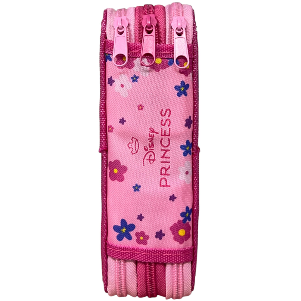 Astuccio Multiscomparto Principesse DISNEY 3 Zip per la Scuola Portacolori Giotto - 000565227