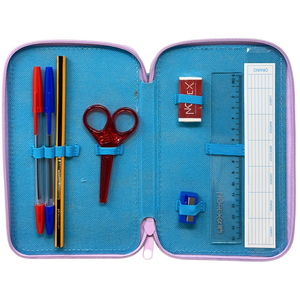 Astuccio Multiscomparto Frozen DISNEY 3 Zip per la Scuola Portacolori Giotto - 000565226