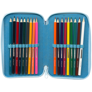 Astuccio Multiscomparto Frozen DISNEY 3 Zip per la Scuola Portacolori Giotto - 000565226