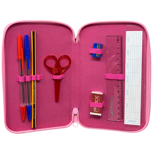 Astuccio Multiscomparto Hello Kitty Sanrio 3 Zip per la Scuola Portacolori Giotto - Hk36-5414