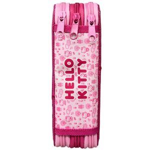 Astuccio Multiscomparto Hello Kitty Sanrio 3 Zip per la Scuola Portacolori Giotto - Hk36-5414