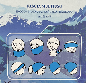 Scaldacollo Frozen Elsa Anna Olaf DISNEY Fascia Multiuso Cm. 43x25  - 44790