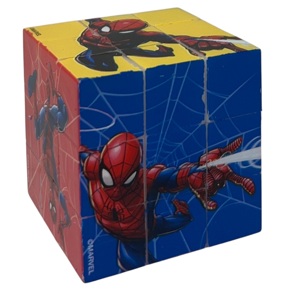 Cubo Magico Spiderman MARVEL Cubo di Rubik Puzzle 6x6x6cm - Sp0872