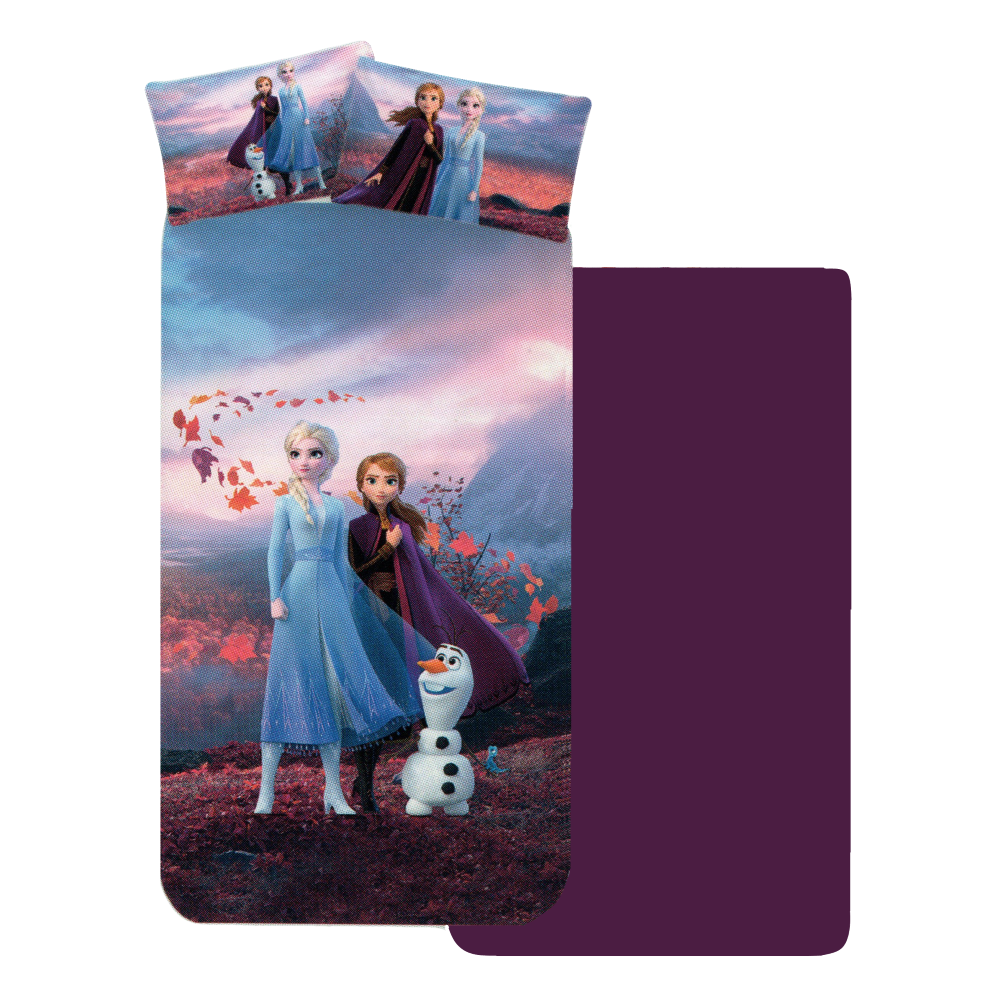 Completo Lenzuola Frozen Ii DISNEY Sottolenzuola Lenzuola Federa Letto Singolo - Frozen-101