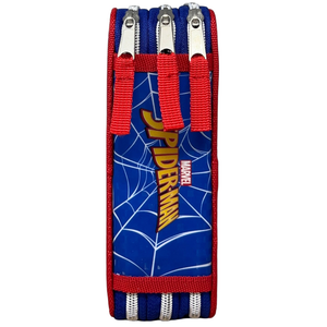 Astuccio Scuola Spiderman MARVEL Multiscomparto 3 Zip Penna Papermate Pennarelli Giotto - Sp1192