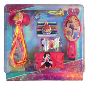 Accessori Capelli Principesse DISNEY 18 Pezzi Confezione Regalo - Wd20084