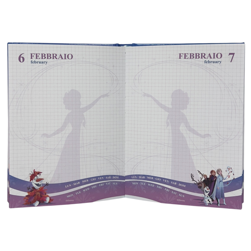 Diario Frozen DISNEY Agenda 10 Mesi Scuola Elementare Media - Fr1200