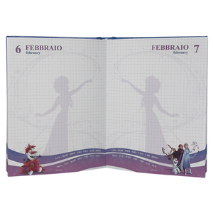Diario Frozen DISNEY Agenda 10 Mesi Scuola Elementare Media - Fr1200