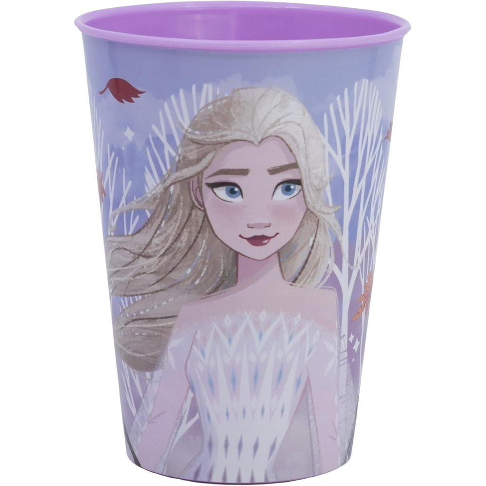 Bicchiere Frozen DISNEY Plastica Semirigida Riutilizzabile 260 Ml Bpa Free - St81007