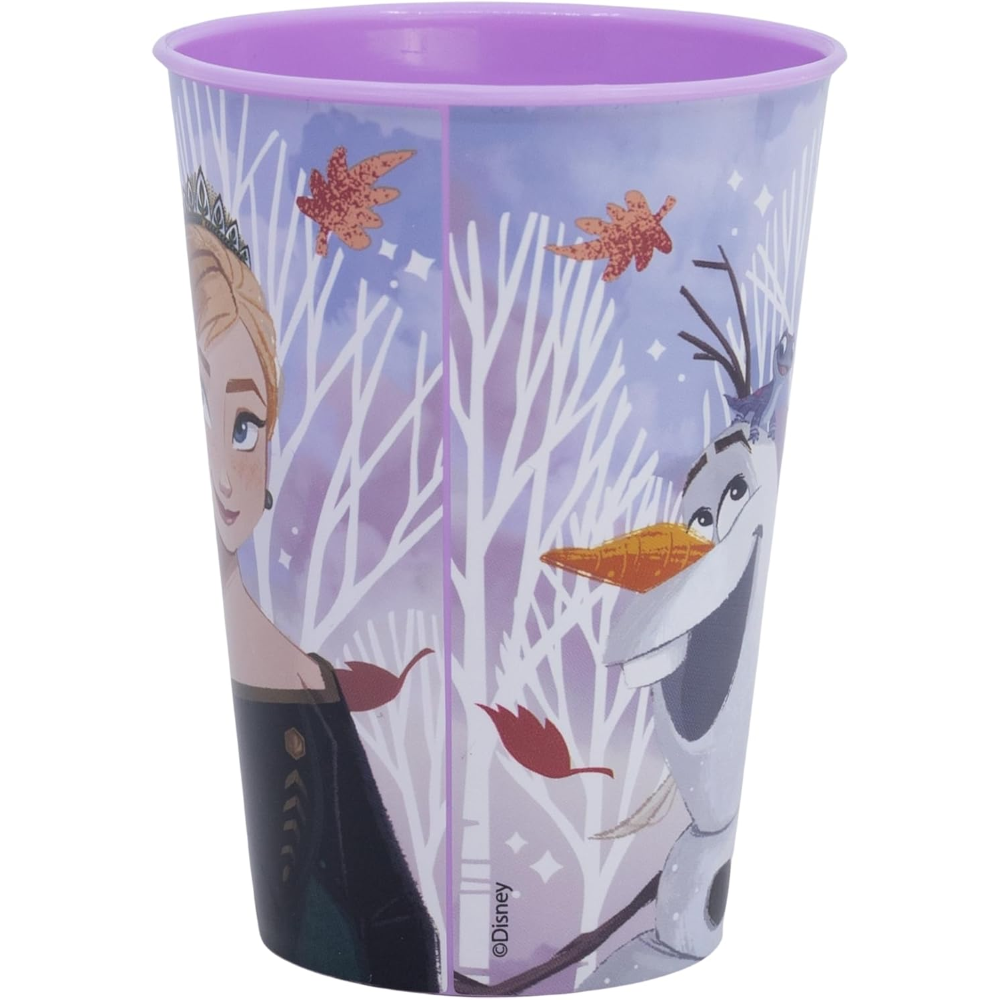 Bicchiere Frozen DISNEY Plastica Semirigida Riutilizzabile 260 Ml Bpa Free - St81007