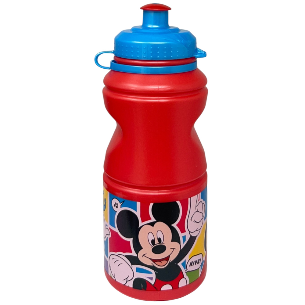 Set Pranzo Topolino DISNEY 2 Pezzi Borraccia 400 Ml Portamerenda - St74373