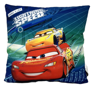 Cuscino Cars Saetta Mcqueen Jackson Storm Cruz Ramirez DISNEY Pixar in Poliestere Cm. 35x35 - 55901