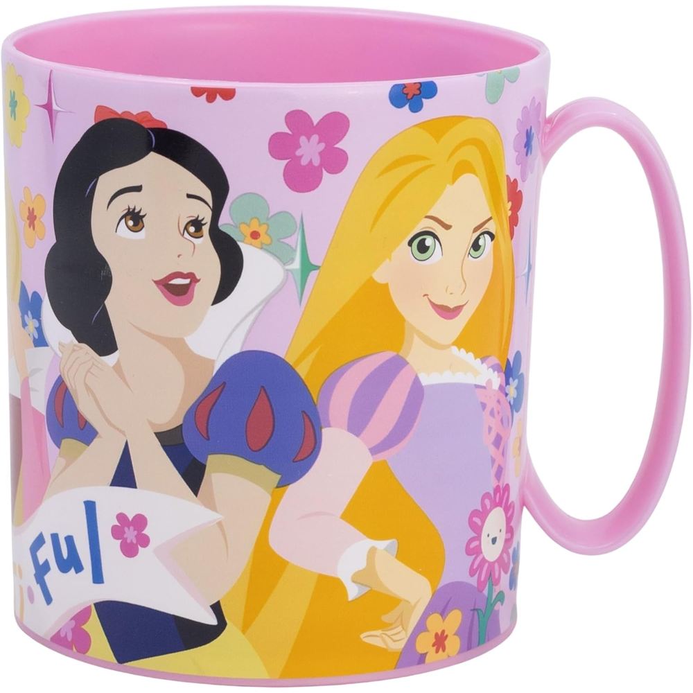 Tazza Principesse DISNEY Mug in Plastica Riutilizzabile Bpa Free Adatta Al Microonde 350 Ml - St82004