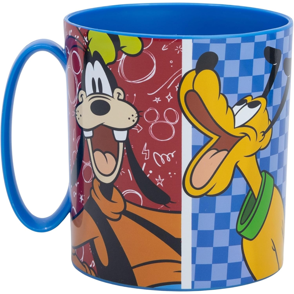 Tazza Topolino DISNEY Mug in Plastica Riutilizzabile Bpa Free Adatta Al Microonde 350 Ml - St81104