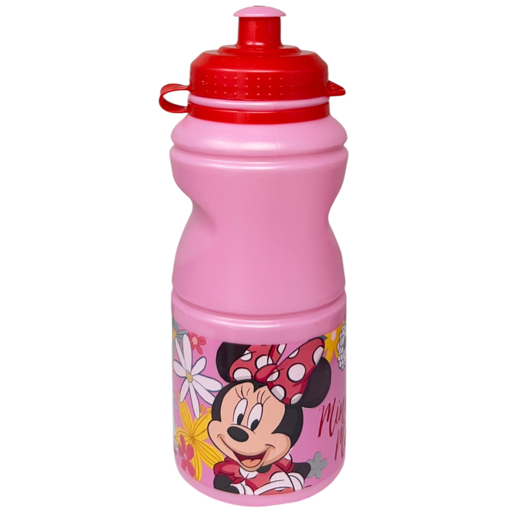 Set Pranzo Minnie DISNEY 2 Pezzi Borraccia 400 Ml Portamerenda - St74473