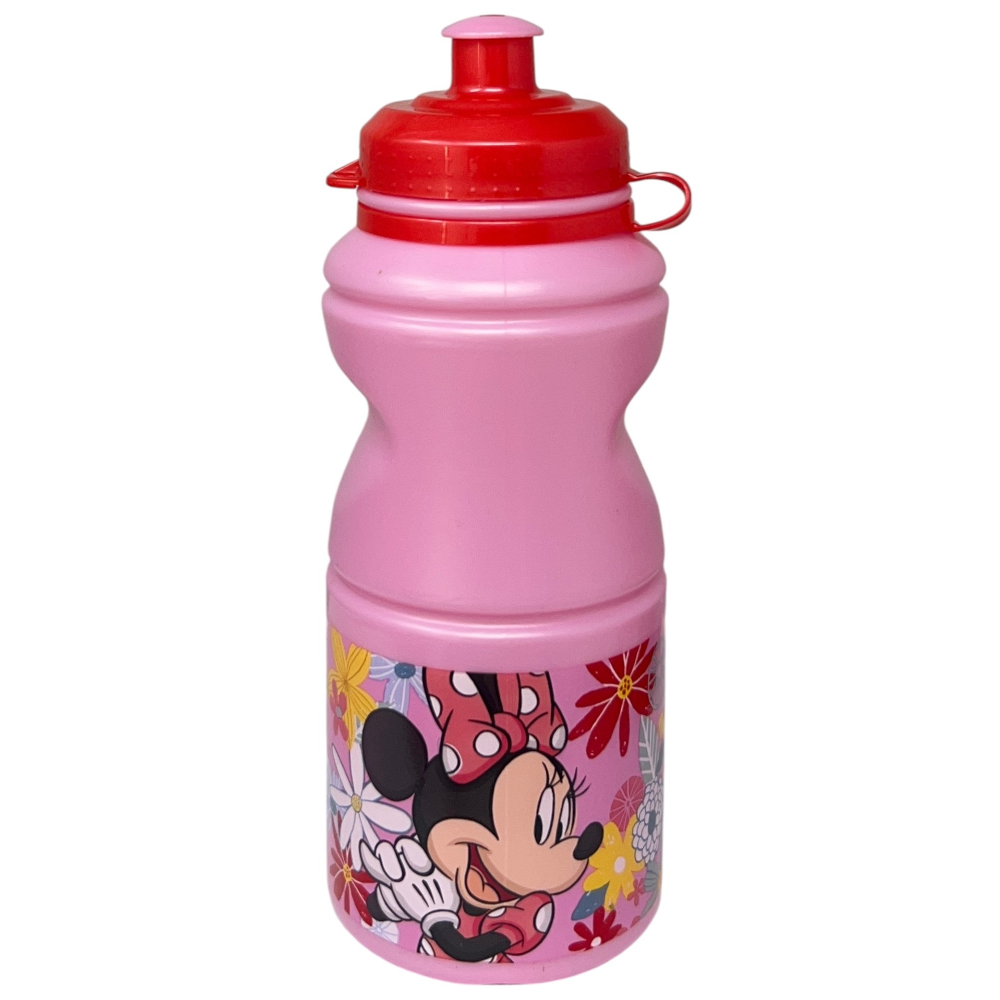 Set Pranzo Minnie DISNEY 2 Pezzi Borraccia 400 Ml Portamerenda - St74473