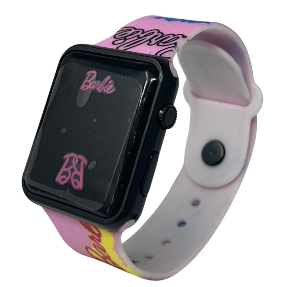 Orologio a LED Barbie Mattel da Polso Digitale con Cinturino Regolabile - Gnt36br