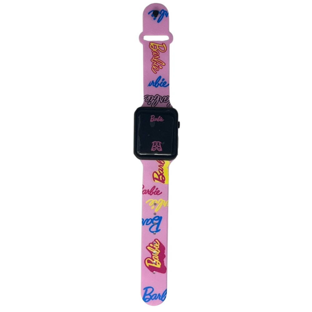 Orologio a LED Barbie Mattel da Polso Digitale con Cinturino Regolabile - Gnt36br