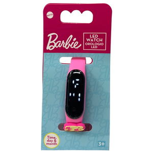 Orologio a LED Barbie Mattel da Polso Digitale con Cinturino Regolabile - Gnt41br