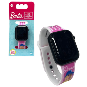 Orologio a LED Barbie Mattel da Polso Digitale con Cinturino Regolabile - Gnt37br