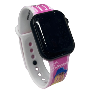 Orologio a LED Barbie Mattel da Polso Digitale con Cinturino Regolabile - Gnt37br