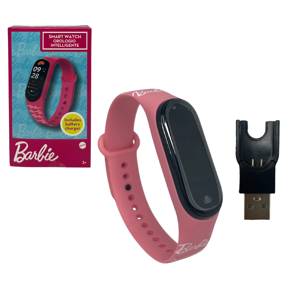Orologio Smartwatch Barbie Dispositivo Multifunzione con Ricarica USB - Gnt29br