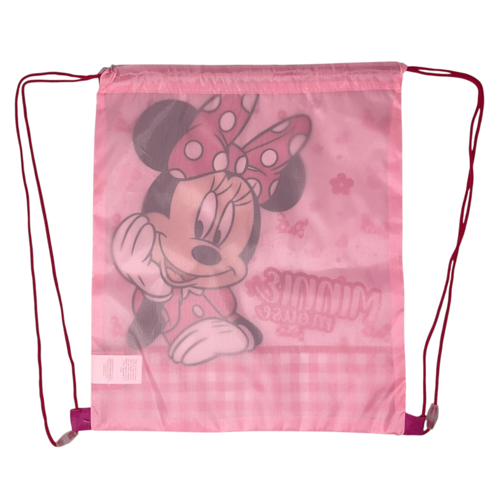 Sacca Minnie DISNEY Borsa Sportiva Tempo Libero con Chiusura a Coulisse 40x35 CM -  Min36-0787