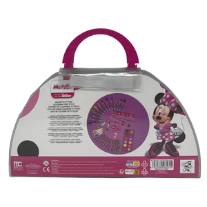 Valigetta Colori Minnie DISNEY Set Cancelleria 51 Pezzi per Bambini - Min1107