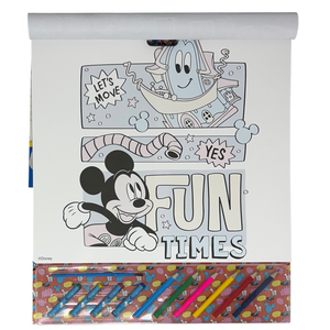 Album da Colorare con Accessori Topolino DISNEY 35 Pezzi Disegni Magici Stickers Fogli da Colorare per Bambini - Mic1147
