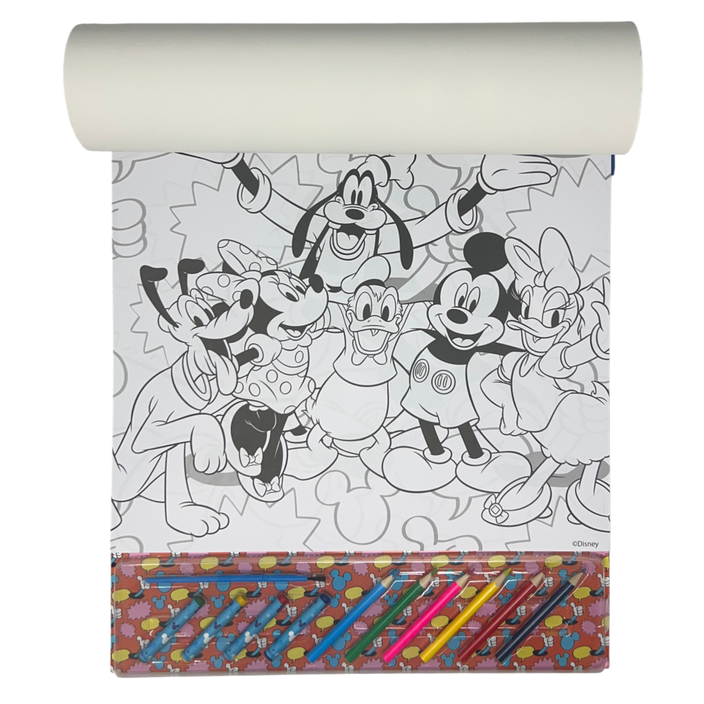 Album da Colorare con Accessori Topolino DISNEY 35 Pezzi Disegni Magici Stickers Fogli da Colorare per Bambini - Mic1147