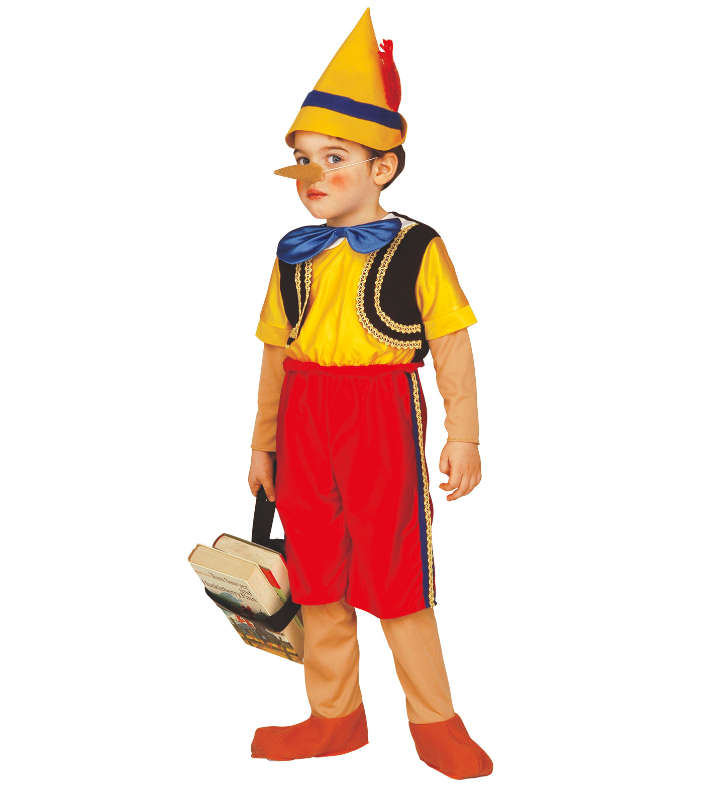 Costume Vestito Abito Travestimento Carnevale Halloween Bambino Burattino - 0115