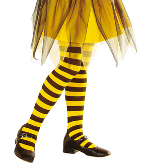 Set Travestimento + Accessori Ape Tutu Ali Antenne Calze Costume Carnevale (4/6 Anni)