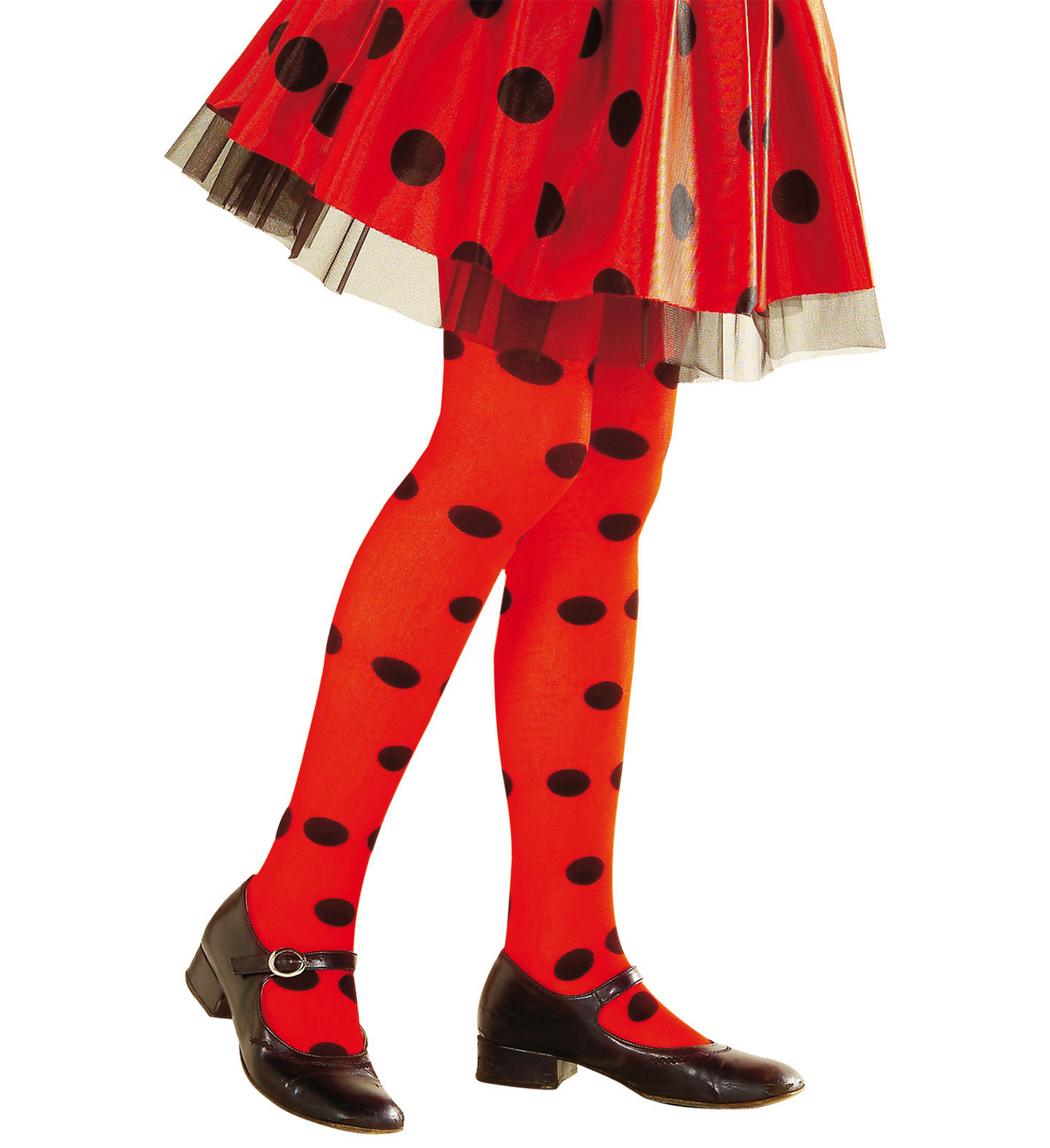 Set Travestimento + Accessori Coccinella Tutu Ali Antenne Caze Costume Carnevale (7/10 Anni)