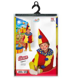 Costume Vestito Abito Travestimento Carnevale Halloween Cosplay Bambina Pagliaccio - 1900c