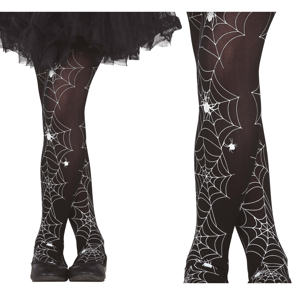Calze Ragnatele Collant per Bambini Accessorio Halloween Carnevale - 1615