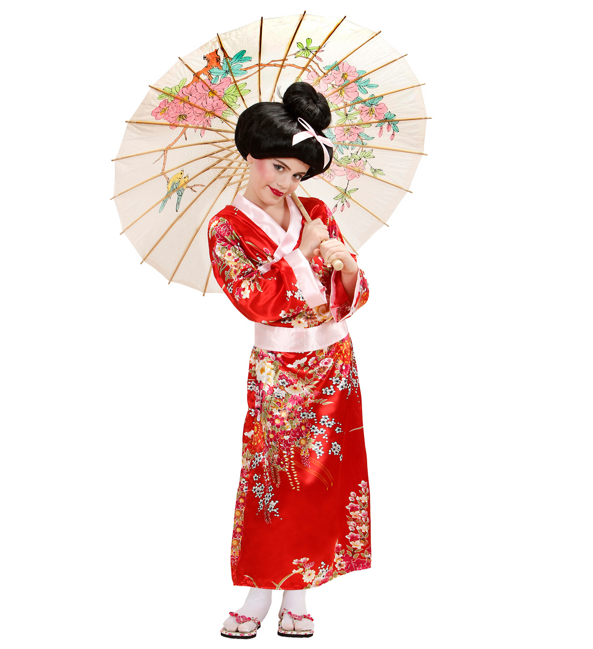 Costume Vestito Abito Travestimento Carnevale Halloween Cosplay Bambina Giapponese - 7653