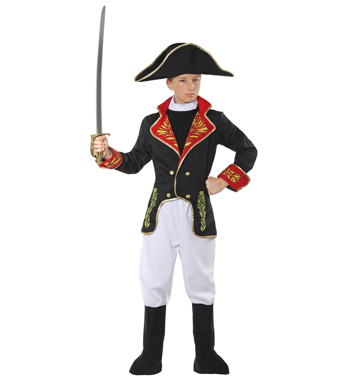 Costume Vestito Abito Travestimento Carnevale Halloween Cosplay Bambino Napoleone - 0291