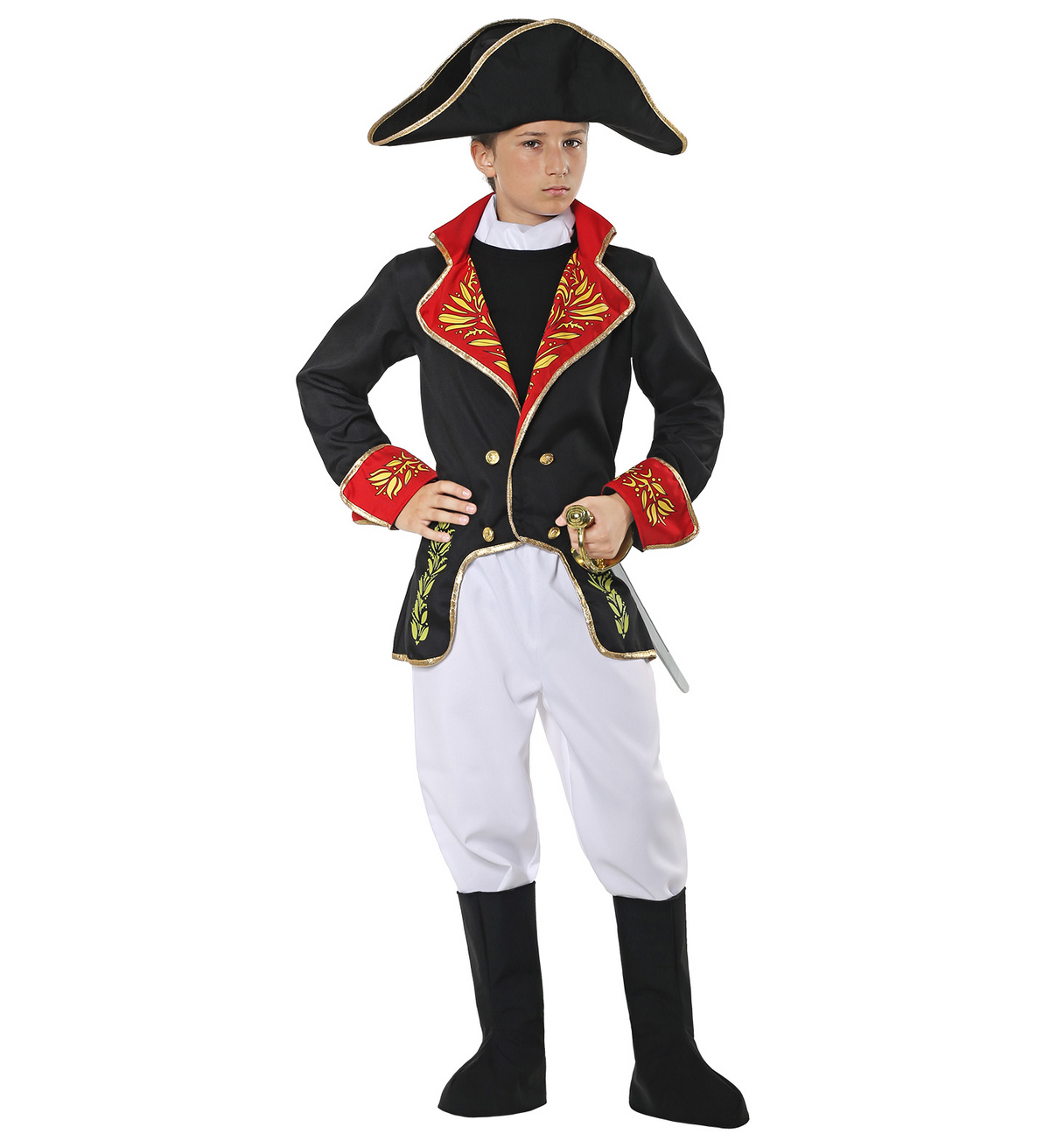 Costume Vestito Abito Travestimento Carnevale Halloween Cosplay Bambino Napoleone - 0291